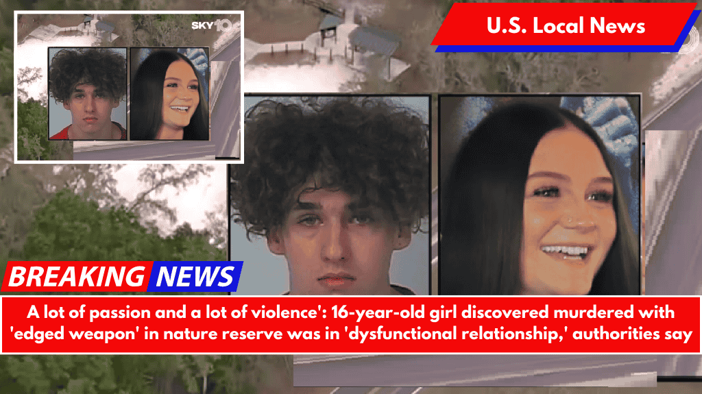 A lot of passion and a lot of violence': 16-year-old girl discovered murdered with 'edged weapon' in nature reserve was in 'dysfunctional relationship,' authorities say