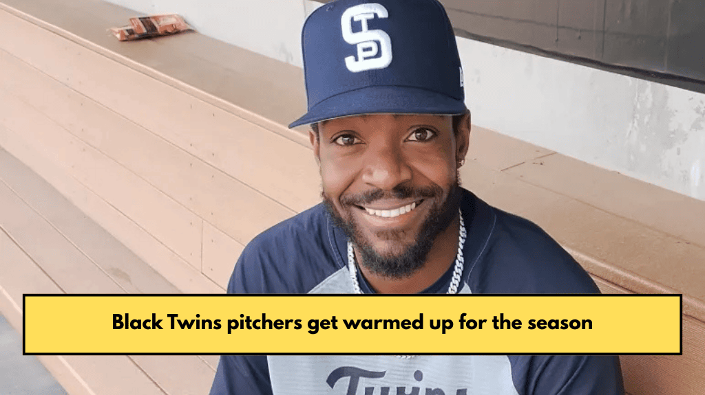 Black Twins pitchers get warmed up for the season