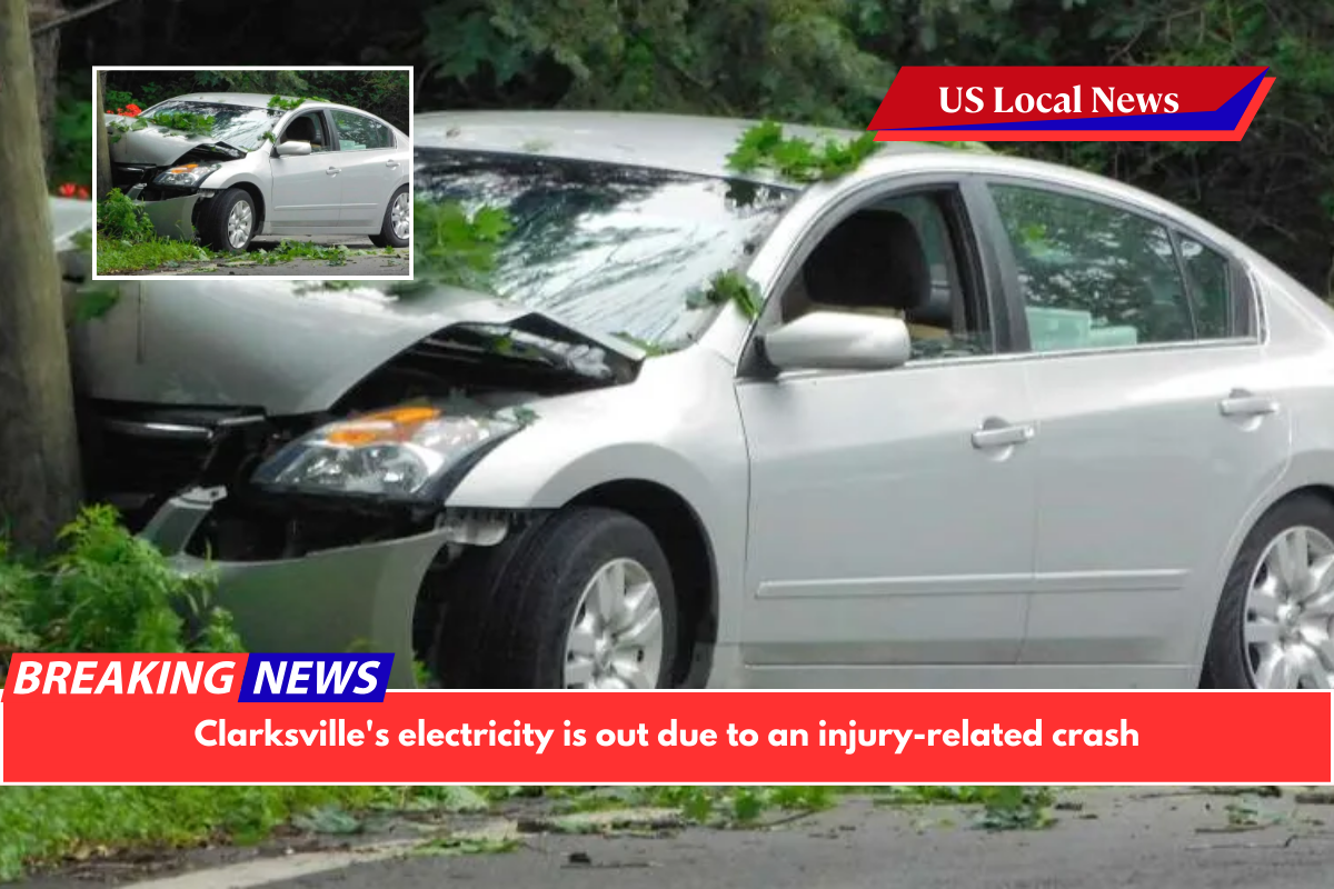 Clarksville's electricity is out due to an injury-related crash