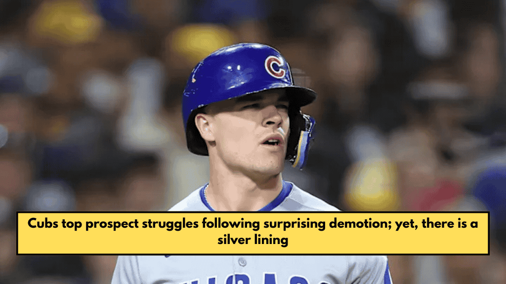 Cubs top prospect struggles following surprising demotion; yet, there is a silver lining