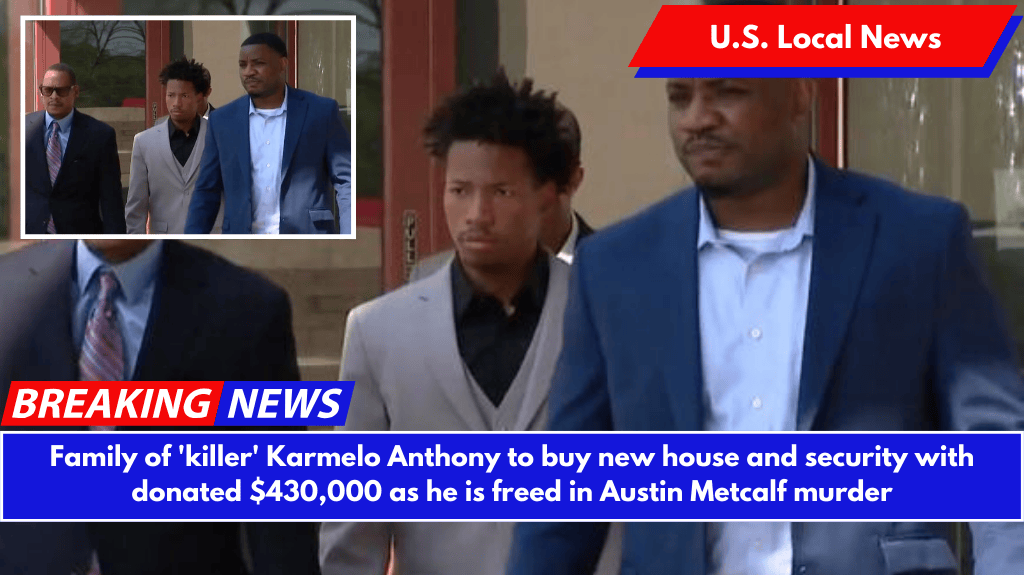Family of 'killer' Karmelo Anthony to buy new house and security with donated $430,000 as he is freed in Austin Metcalf murder