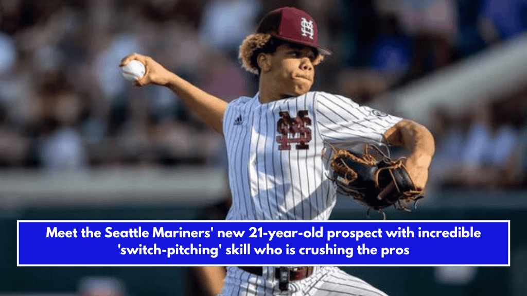 Meet the Seattle Mariners' new 21-year-old prospect with incredible 'switch-pitching' skill who is crushing the pros