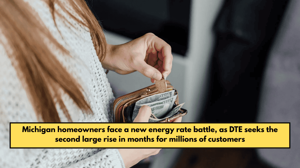 Michigan homeowners face a new energy rate battle, as DTE seeks the second large rise in months for millions of customers