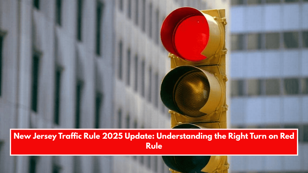 New Jersey Traffic Rule 2025 Update: Understanding the Right Turn on Red Rule