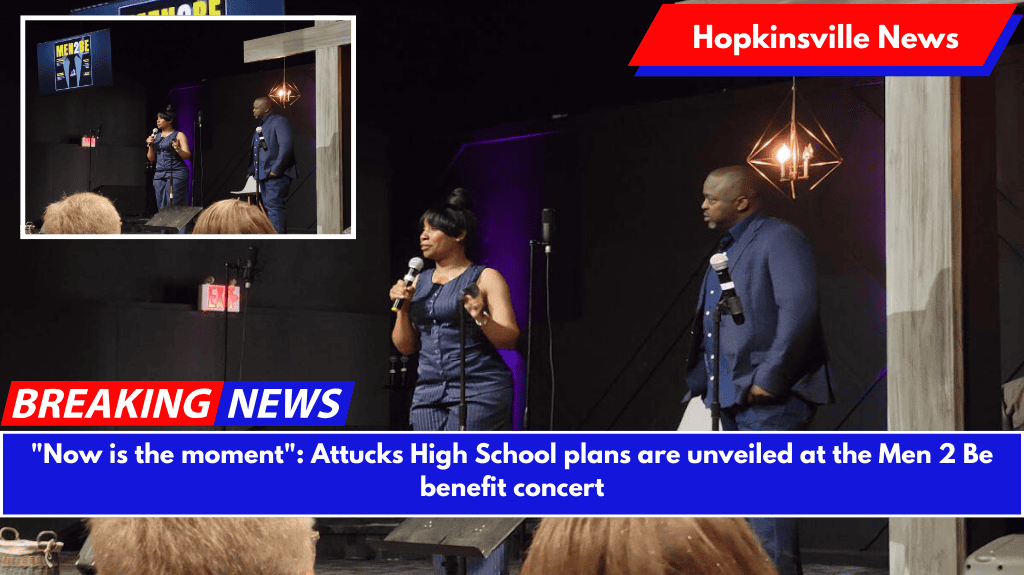 "Now is the moment": Attucks High School plans are unveiled at the Men 2 Be benefit concert