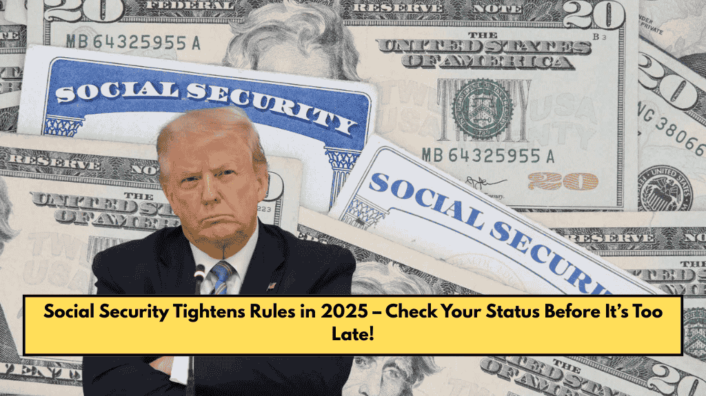 Social Security Tightens Rules in 2025 – Check Your Status Before It’s Too Late!