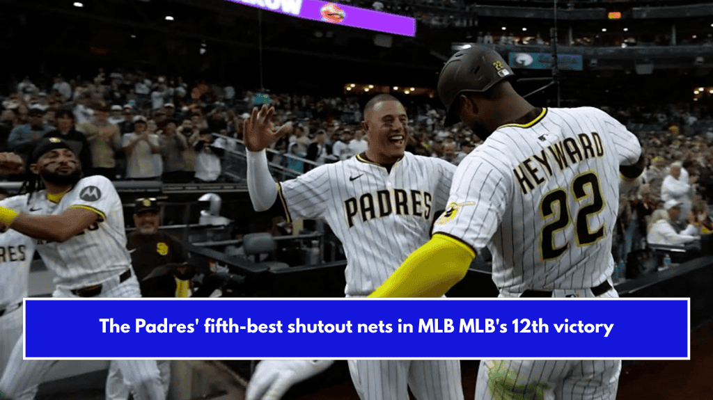 The Padres' fifth-best shutout nets in MLB MLB's 12th victory
