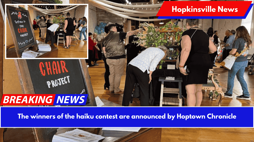 The winners of the haiku contest are announced by Hoptown Chronicle
