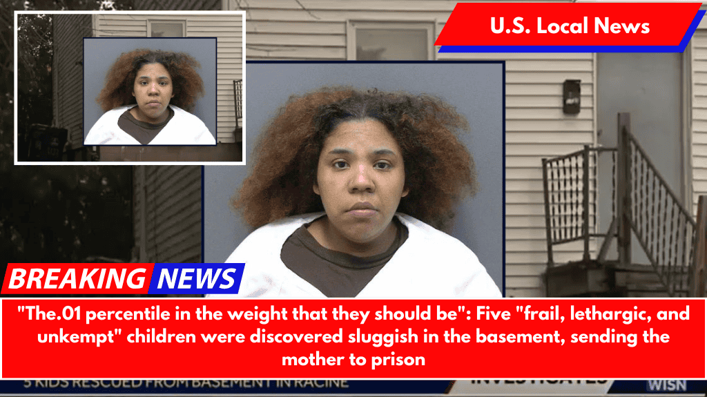 "The.01 percentile in the weight that they should be": Five "frail, lethargic, and unkempt" children were discovered sluggish in the basement, sending the mother to prison