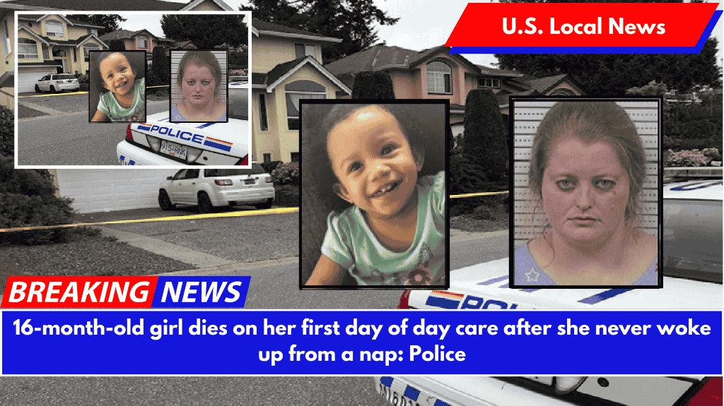 16-month-old girl dies on her first day of day care after she never woke up from a nap: Police