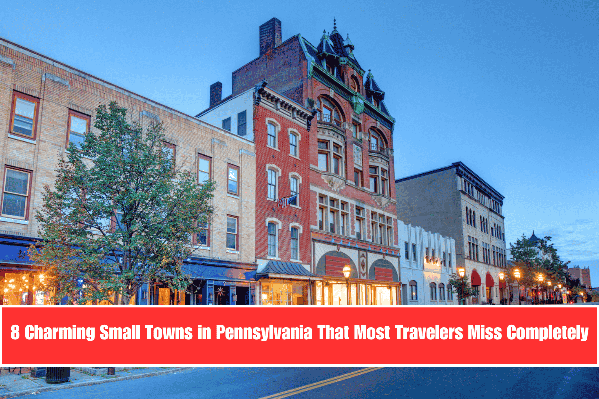 8 Charming Small Towns in Pennsylvania That Most Travelers Miss Completely