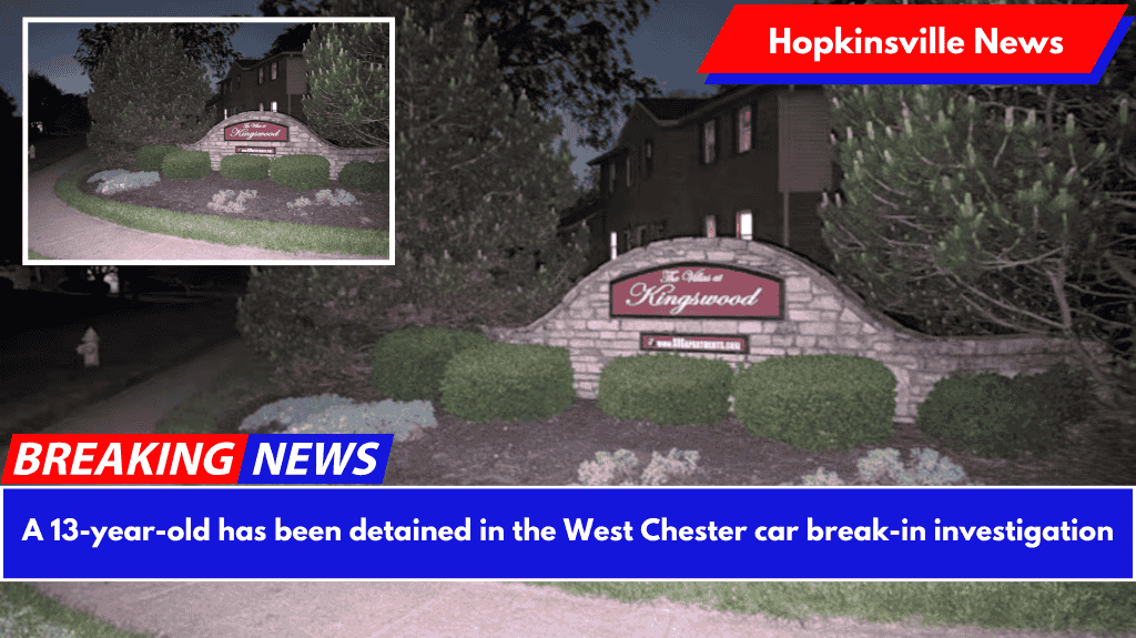 A 13-year-old has been detained in the West Chester car break-in investigation