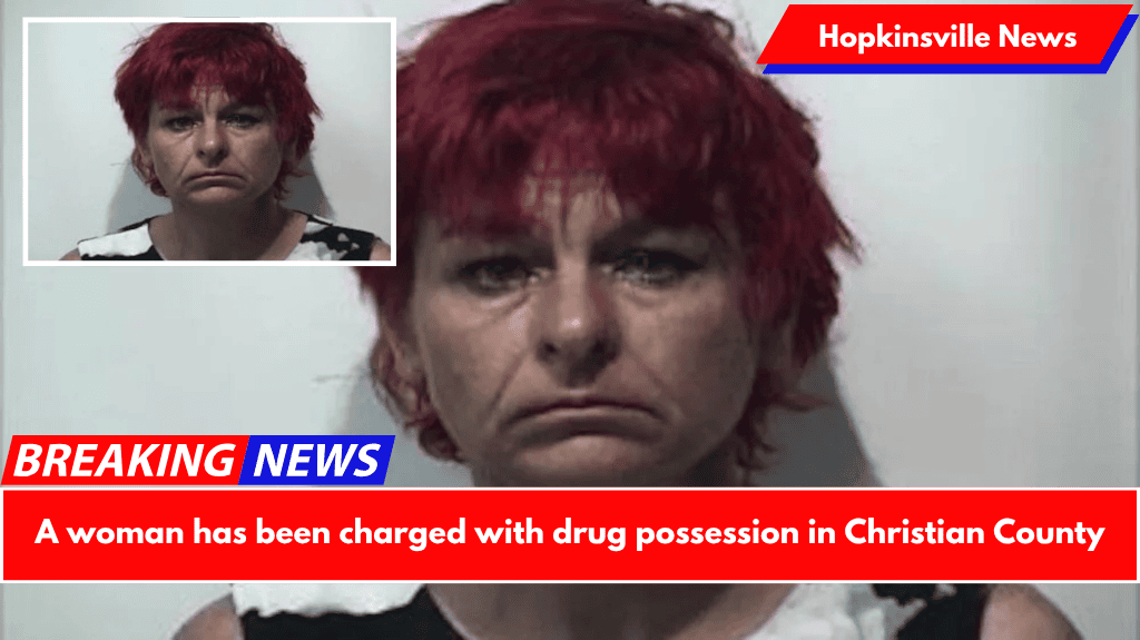 A woman has been charged with drug possession in Christian County