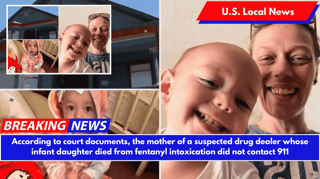 According to court documents, the mother of a suspected drug dealer whose infant daughter died from fentanyl intoxication did not contact 911