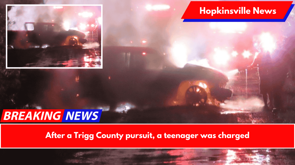 After a Trigg County pursuit, a teenager was charged