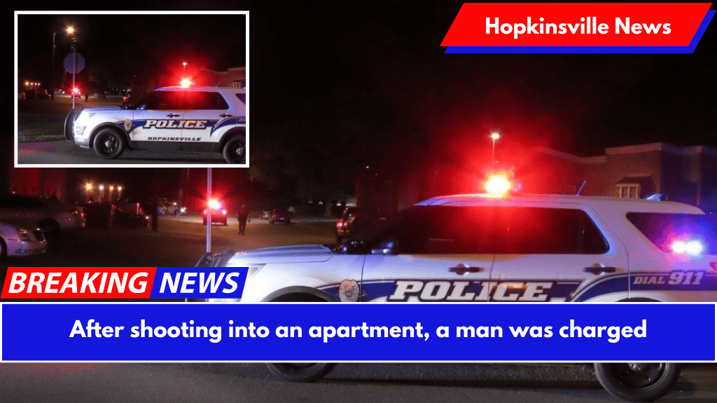 After shooting into an apartment, a man was charged