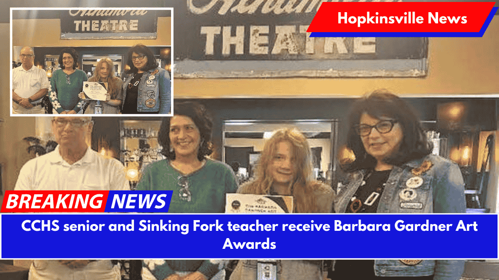 CCHS senior and Sinking Fork teacher receive Barbara Gardner Art Awards