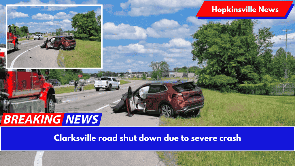 Clarksville road shut down due to severe crash