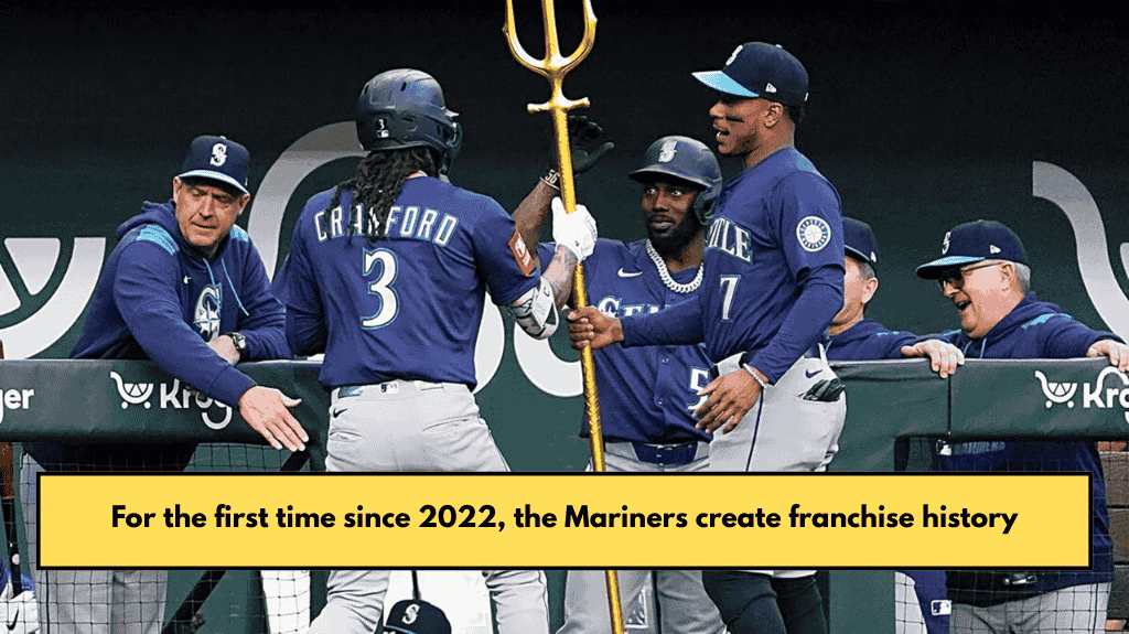 For the first time since 2022, the Mariners create franchise history