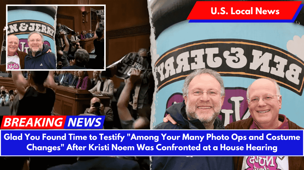 Glad You Found Time to Testify "Among Your Many Photo Ops and Costume Changes" After Kristi Noem Was Confronted at a House Hearing