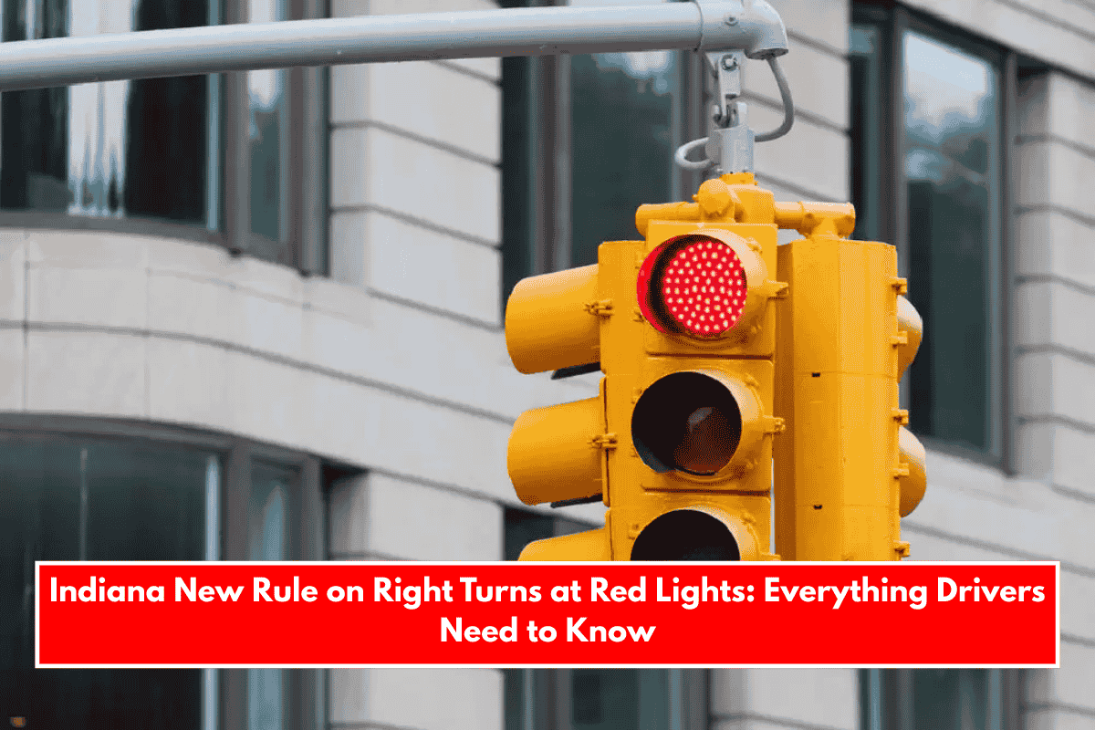 Indiana New Rule on Right Turns at Red Lights: Everything Drivers Need to Know