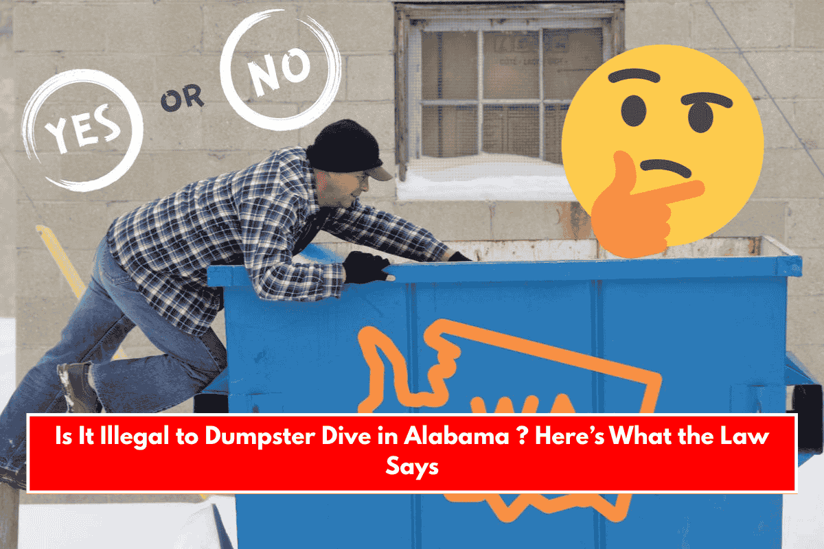 Is It Illegal to Dumpster Dive in Alabama ? Here’s What the Law Says
