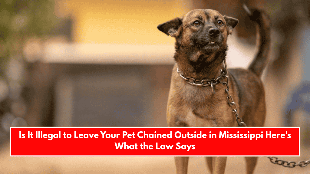 Is It Illegal to Leave Your Pet Chained Outside in Mississippi Here's What the Law Says