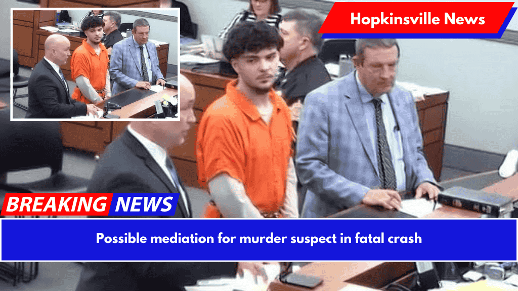 Possible mediation for murder suspect in fatal crash