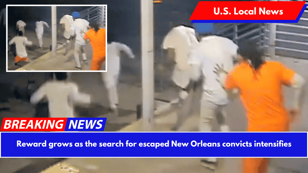 Reward grows as the search for escaped New Orleans convicts intensifies