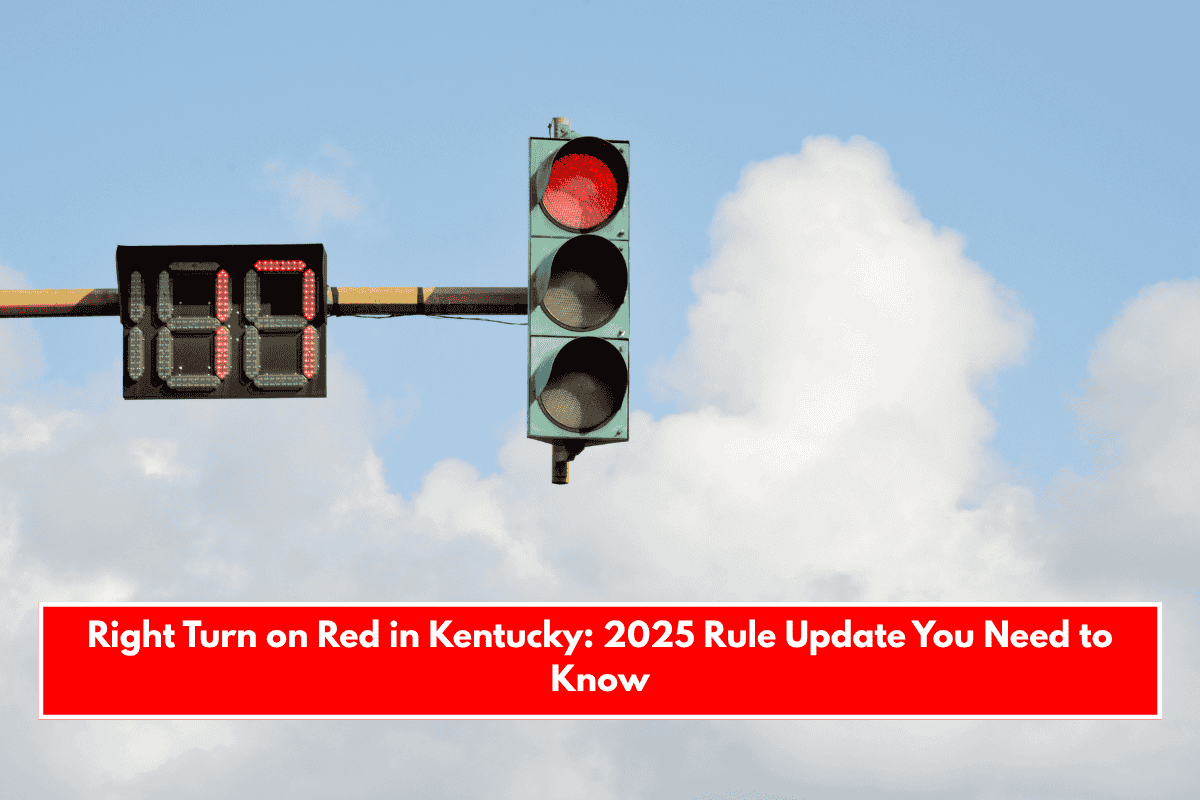 Right Turn on Red in Kentucky: 2025 Rule Update You Need to Know