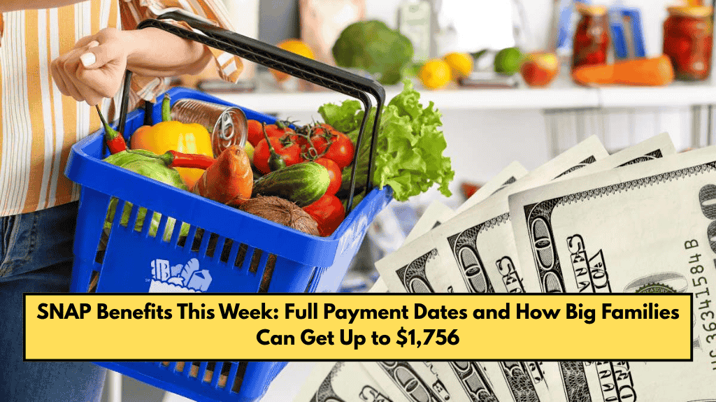 SNAP Benefits This Week: Full Payment Dates and How Big Families Can Get Up to $1,756