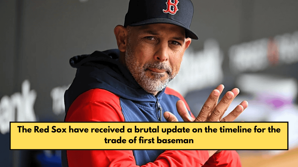 The Red Sox have received a brutal update on the timeline for the trade of first baseman