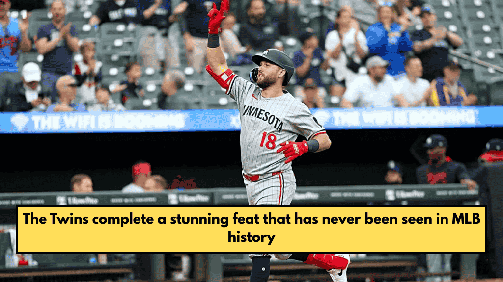 The Twins complete a stunning feat that has never been seen in MLB history