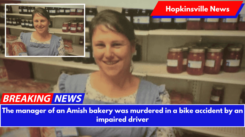 The manager of an Amish bakery was murdered in a bike accident by an impaired driver