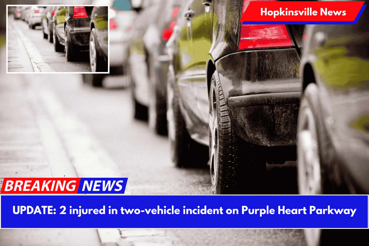 UPDATE: 2 injured in two-vehicle incident on Purple Heart Parkway