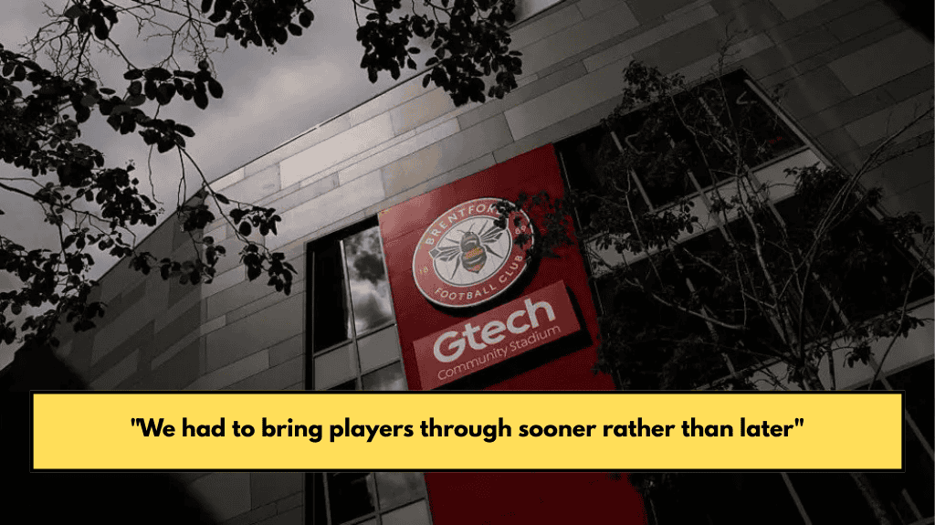 "We had to bring players through sooner rather than later"