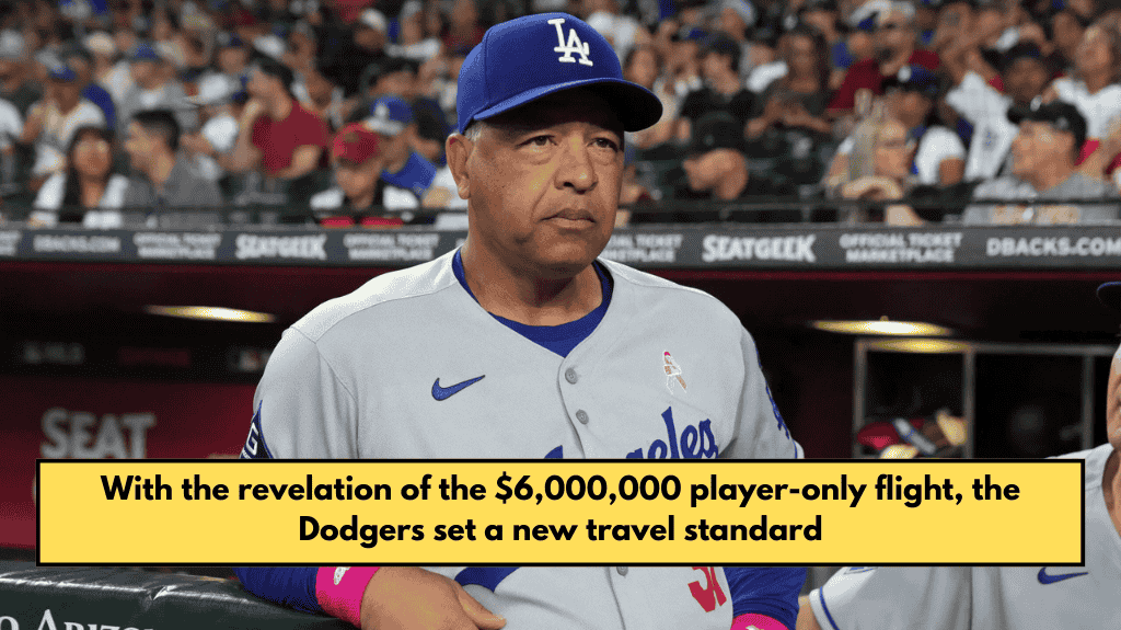 With the revelation of the $6,000,000 player-only flight, the Dodgers set a new travel standard