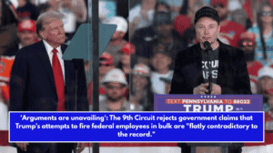 'Arguments are unavailing': The 9th Circuit rejects government claims that Trump's attempts to fire federal employees in bulk are "flatly contradictory to the record."